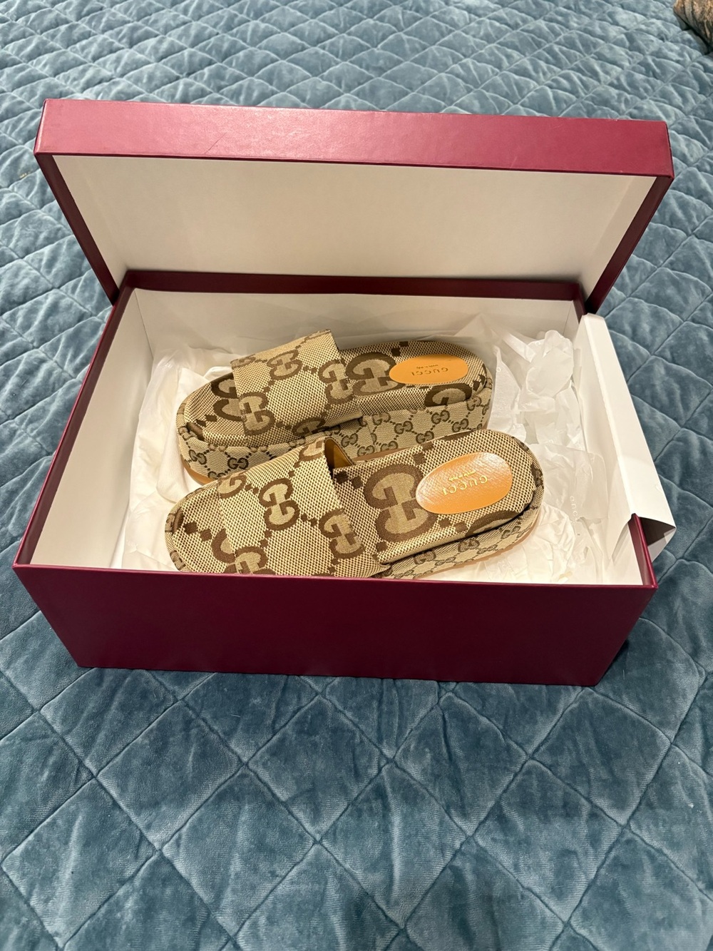 Women’s Gucci Platform Slide Sandal - Picture 3 of 7
